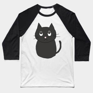 Black Cat Baseball T-Shirt